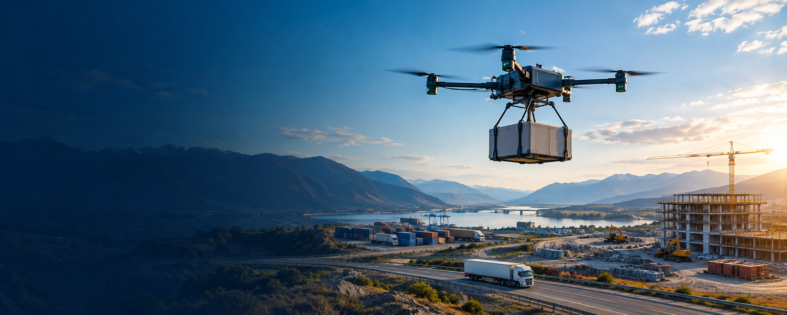 Cargo drone logistics