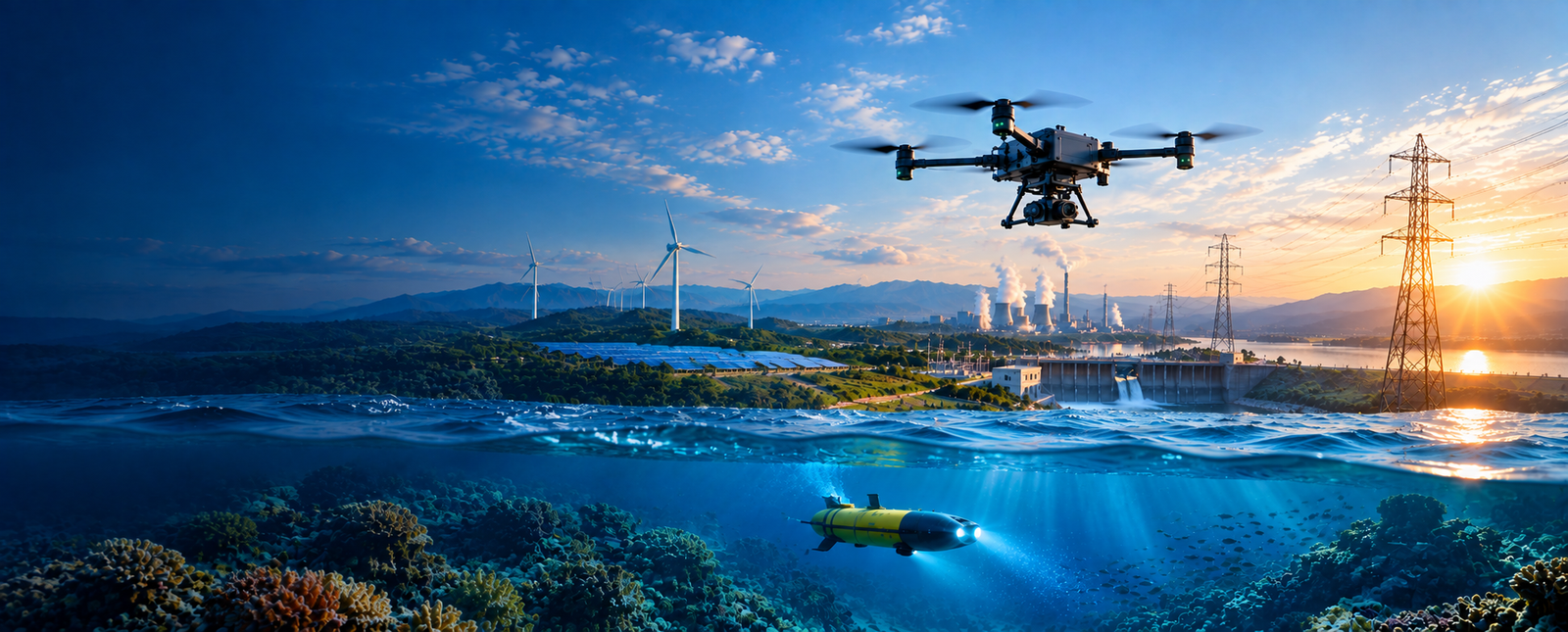 Drone systems supporting oceanography and marine research